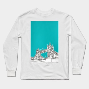 Tower Bridge ( London ) Long Sleeve T-Shirt